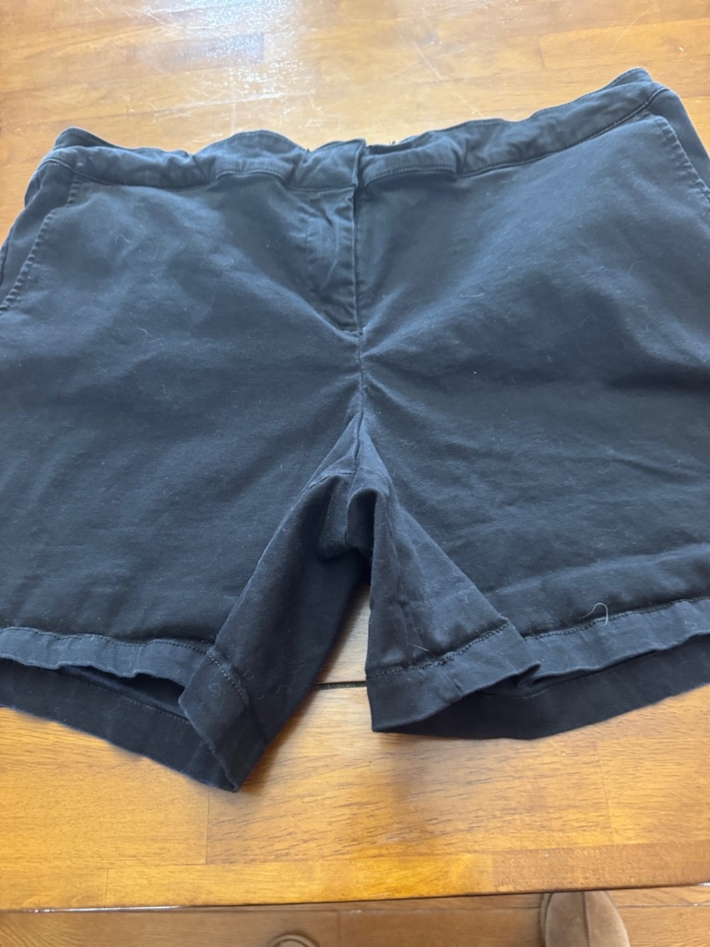 Black Women's Jersey Bermuda Shorts